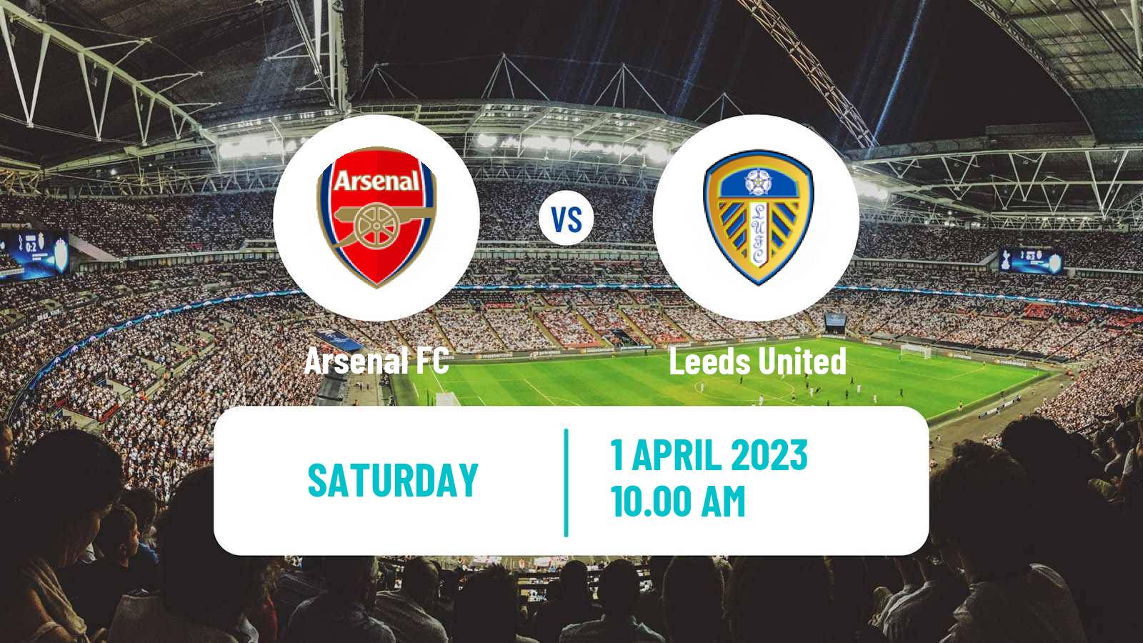 Soccer English Premier League Arsenal - Leeds United