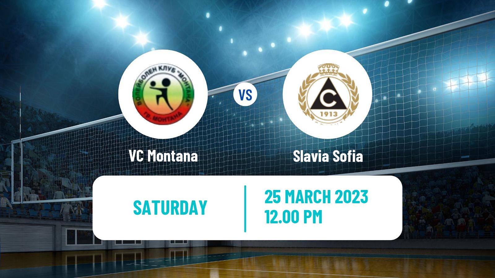 Volleyball Bulgarian SuperLiga Volleyball Montana - Slavia Sofia