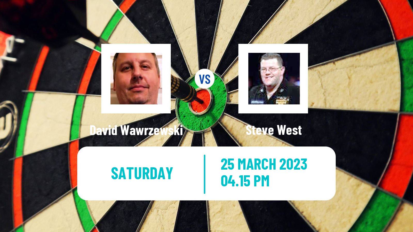 Darts Darts David Wawrzewski - Steve West