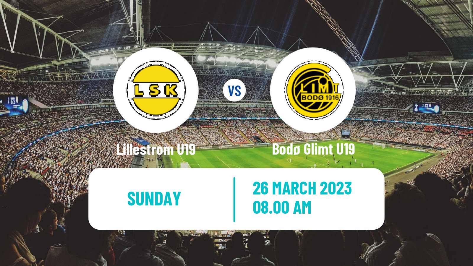 Soccer Norwegian Nasjonal U19 CL Lillestrom U19 - Bodø Glimt U19