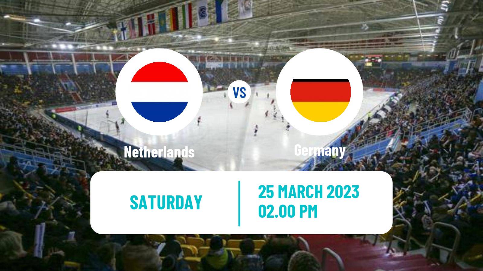 Bandy Bandy World Championship B Netherlands - Germany