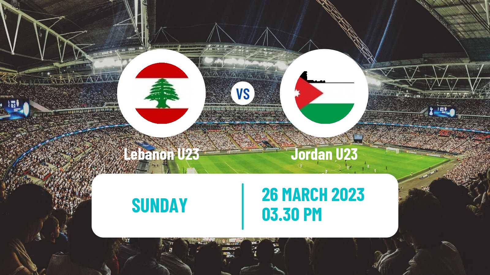 Soccer Friendly Lebanon U23 - Jordan U23