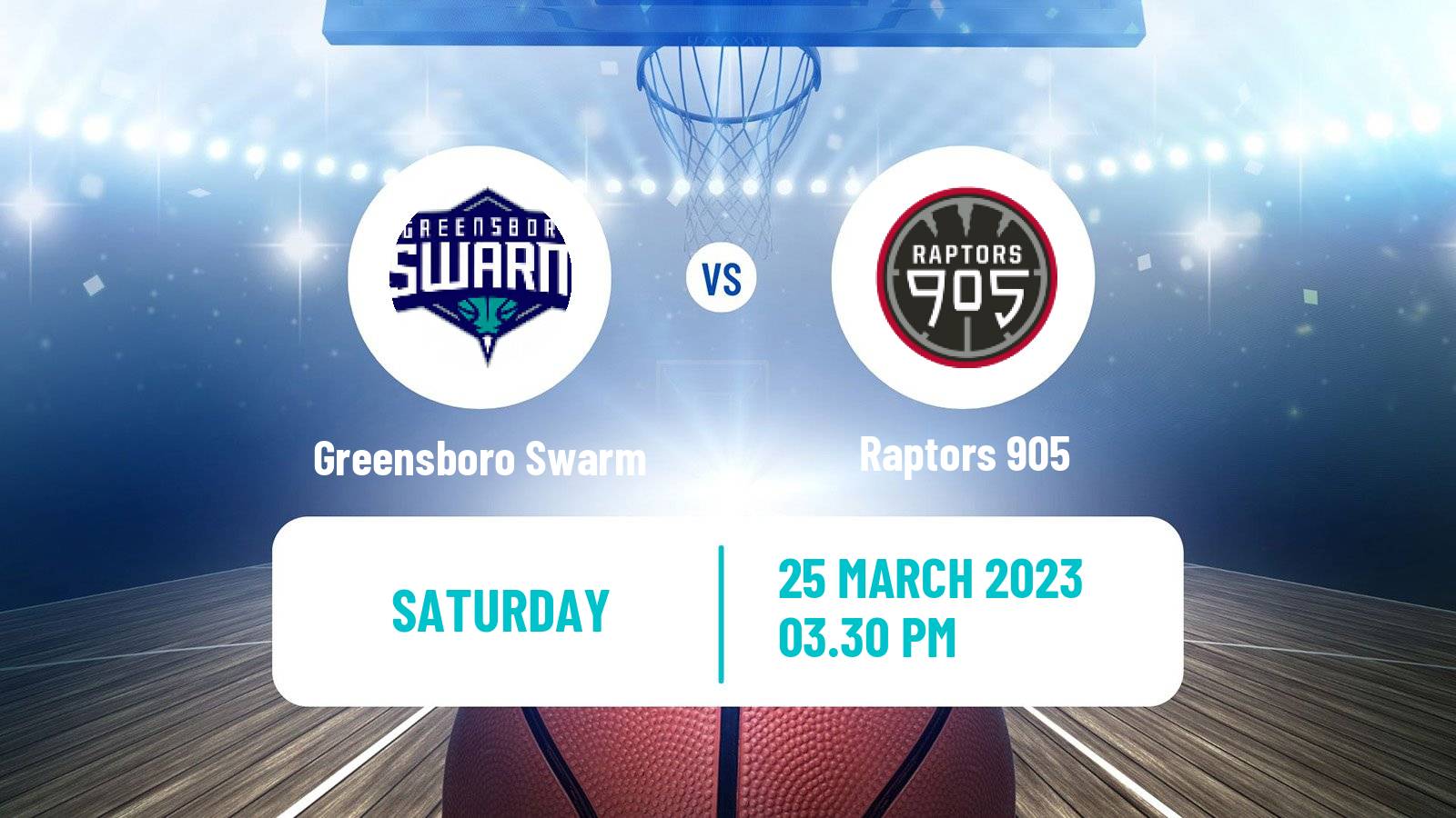Basketball NBA G-League Greensboro Swarm - Raptors 905