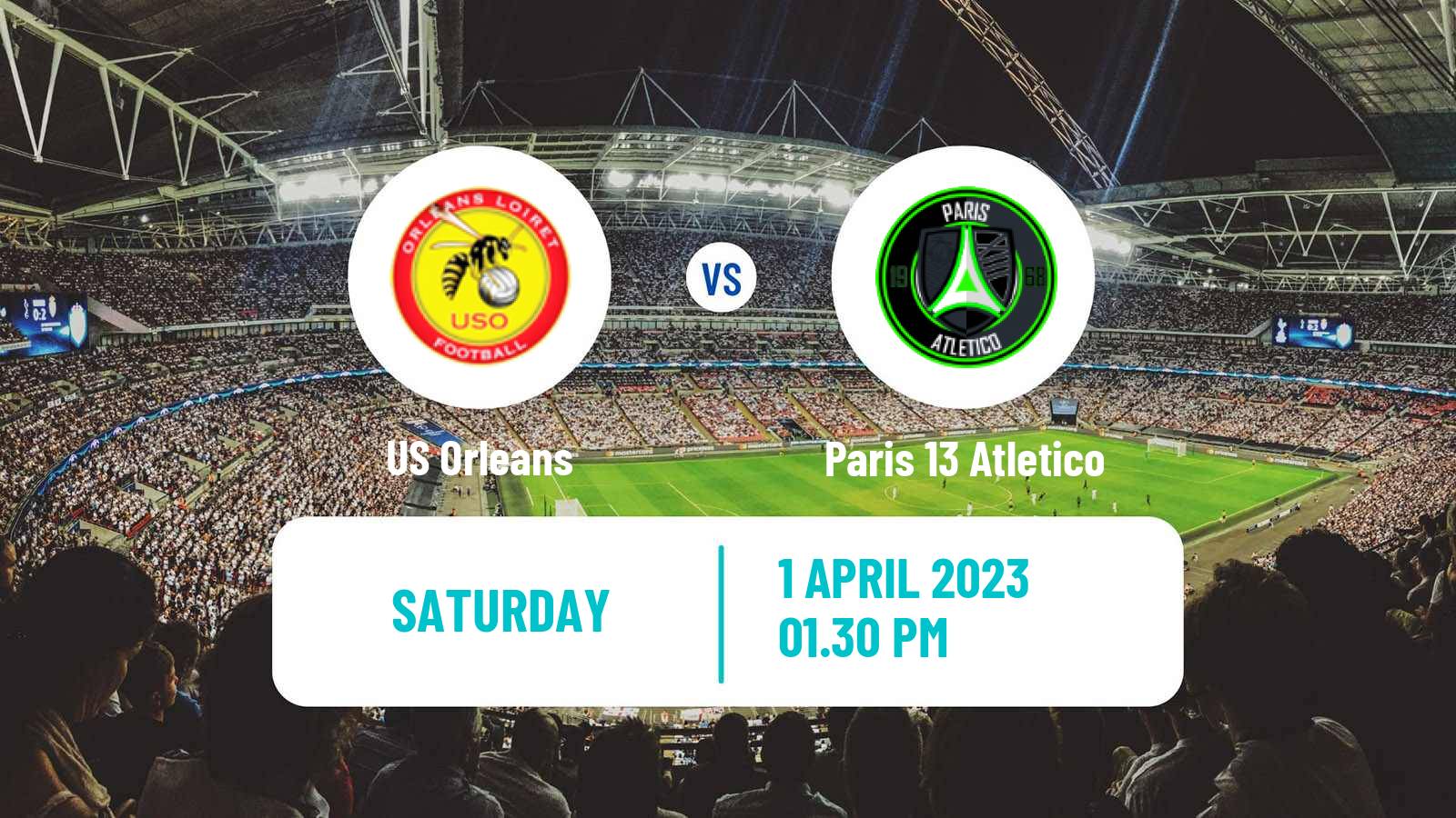 Soccer French National League Orleans - Paris 13 Atletico
