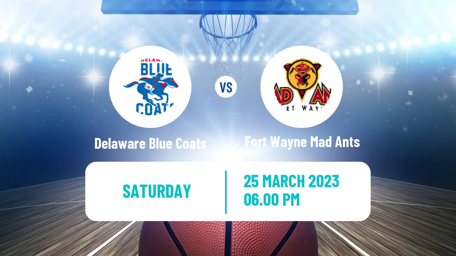 Basketball NBA G-League Delaware Blue Coats - Fort Wayne Mad Ants