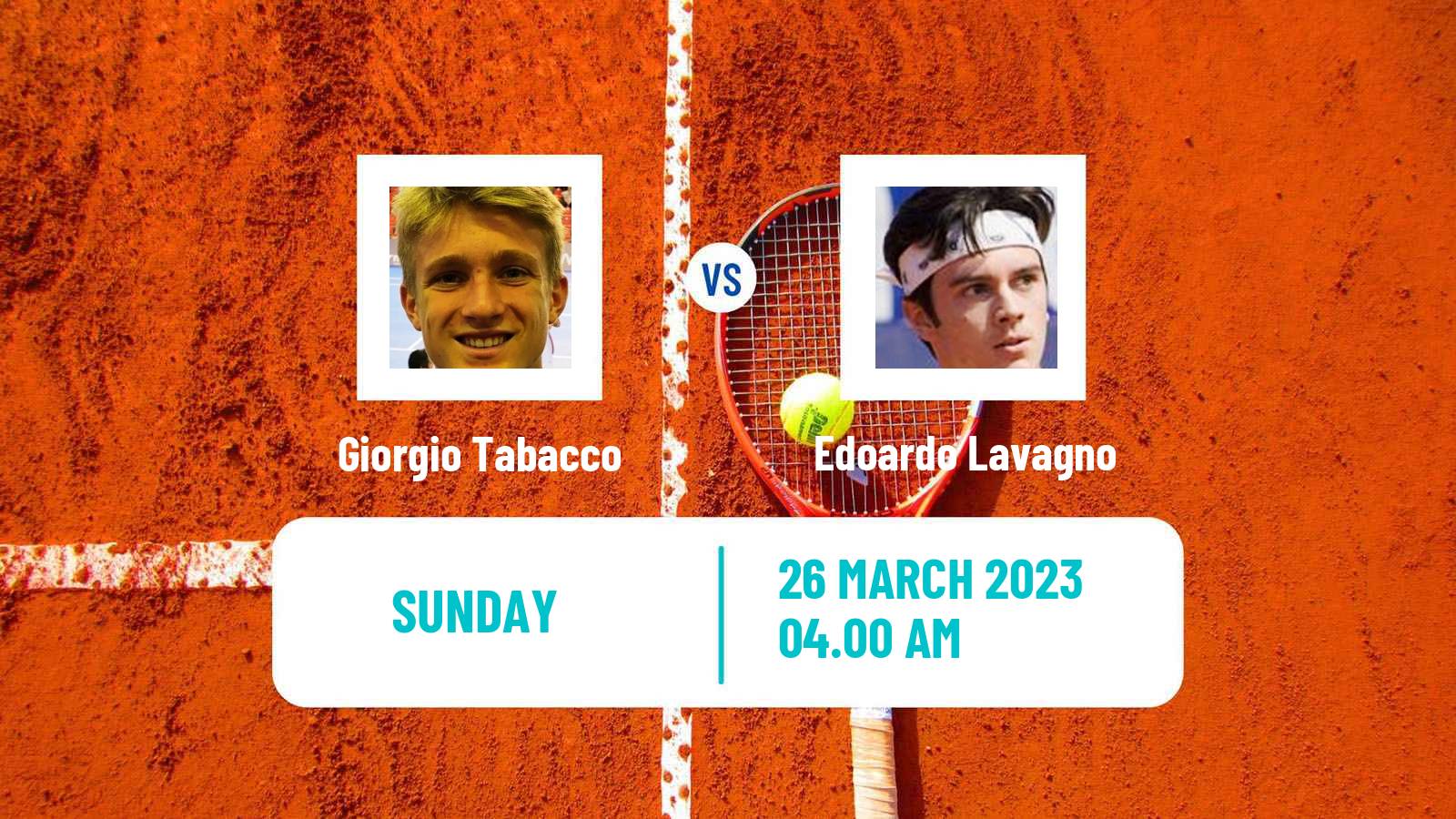 Tennis ATP Challenger Giorgio Tabacco - Edoardo Lavagno