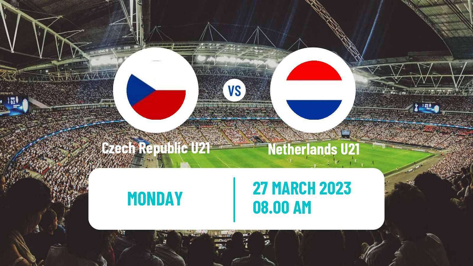 Soccer Friendly Czech Republic U21 - Netherlands U21