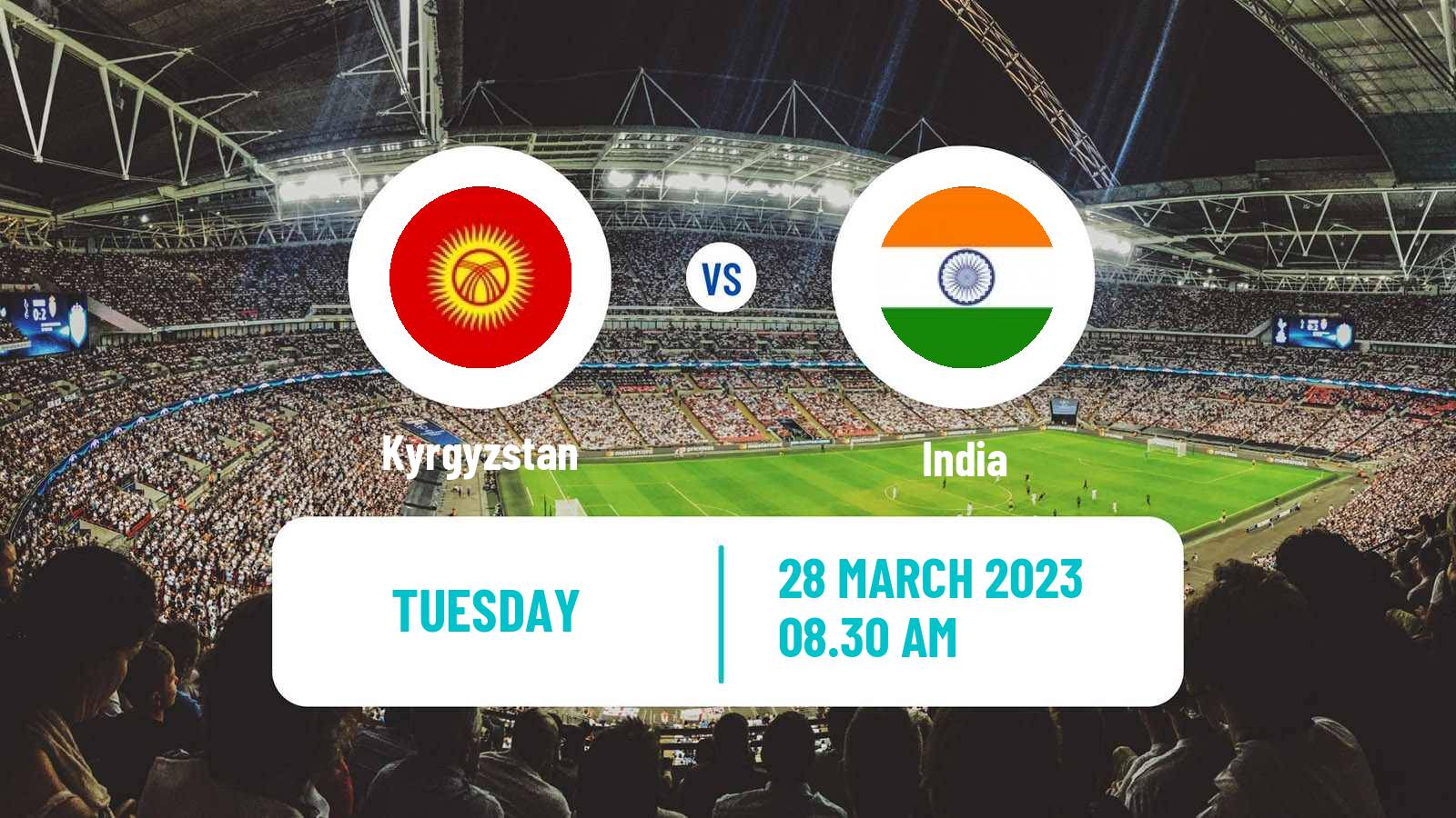 Soccer Friendly Kyrgyzstan - India