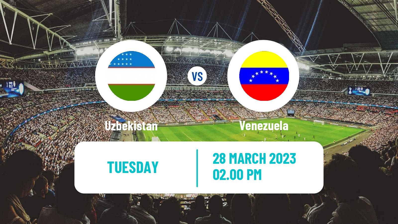 Soccer Friendly Uzbekistan - Venezuela
