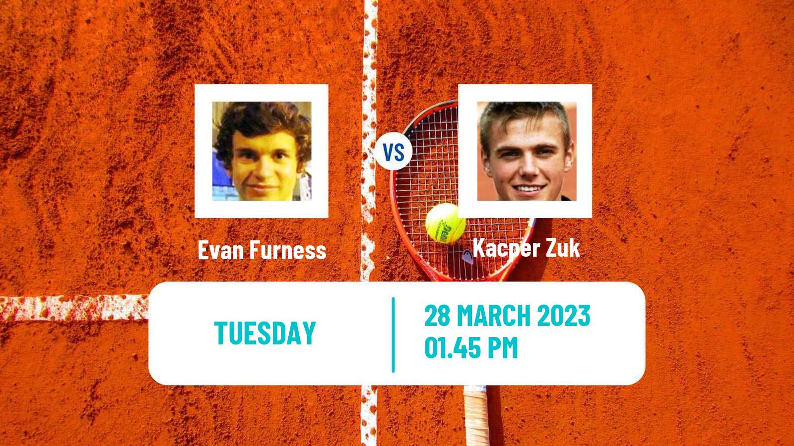 Tennis ATP Challenger Evan Furness - Kacper Zuk