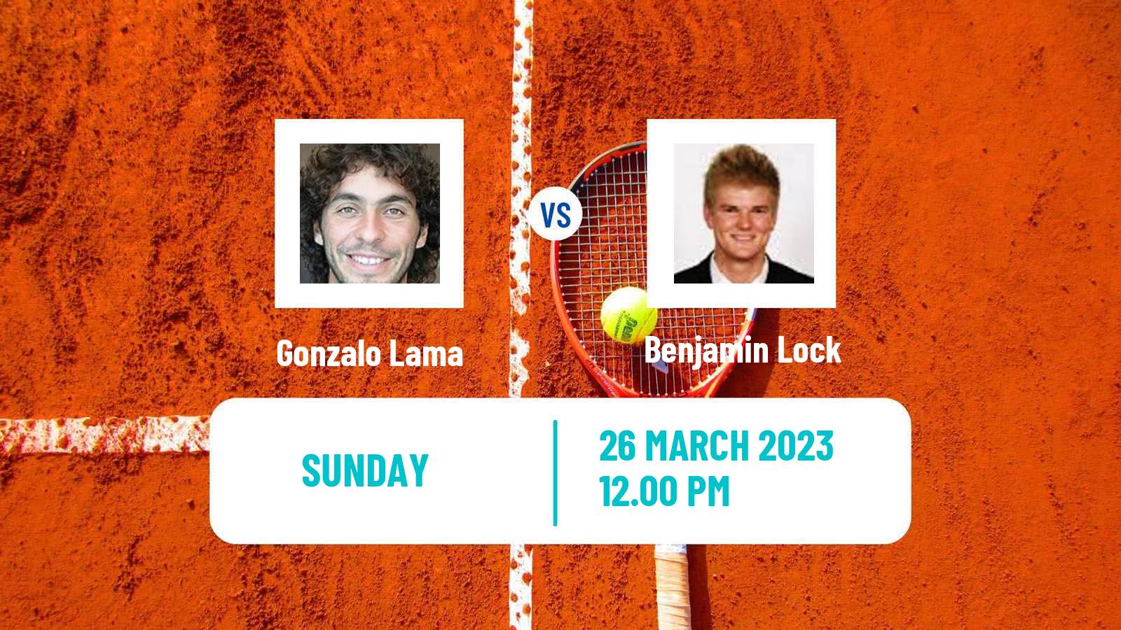 Tennis ATP Challenger Gonzalo Lama - Benjamin Lock