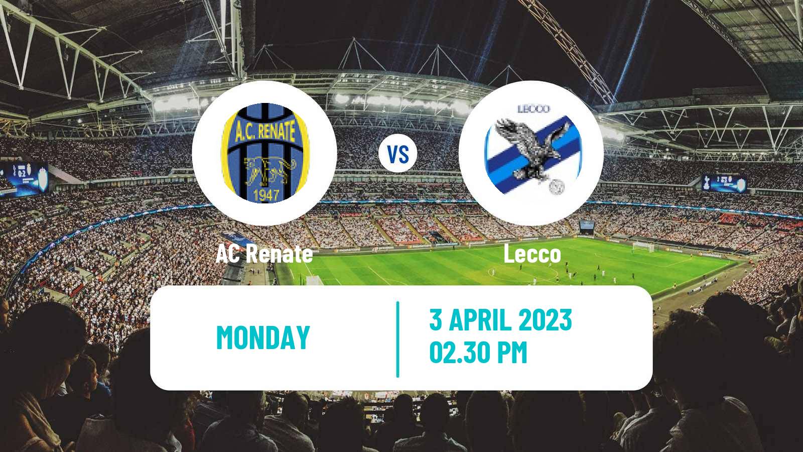 Soccer Italian Serie C Group A Renate - Lecco