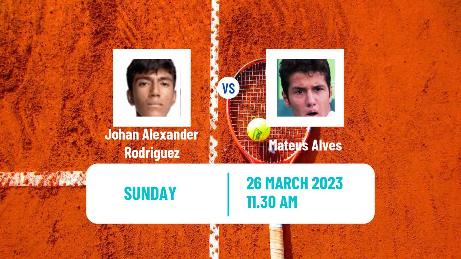 Tennis ITF Tournaments Johan Alexander Rodriguez - Mateus Alves