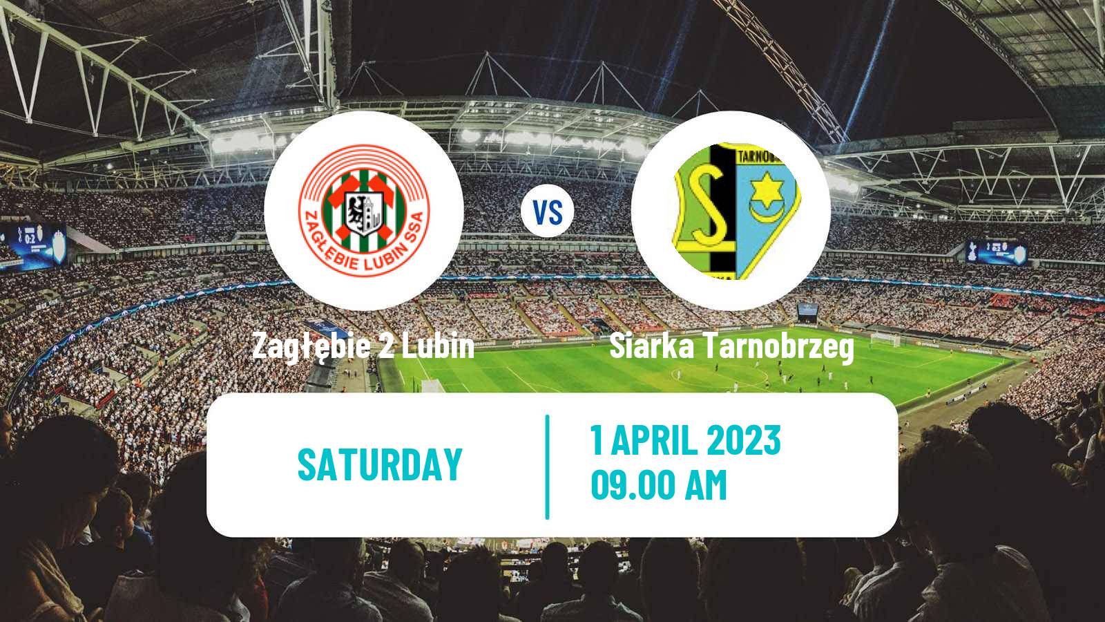 Soccer Polish Division 2 Zagłębie 2 Lubin - Siarka Tarnobrzeg