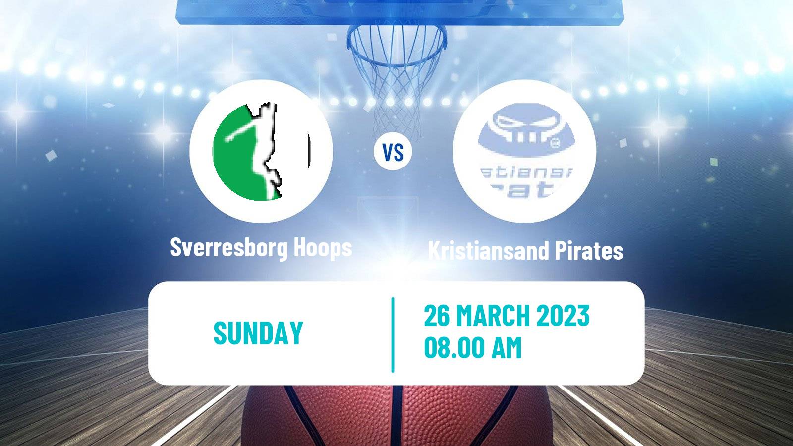 Basketball Norwegian BLNO Sverresborg Hoops - Kristiansand Pirates