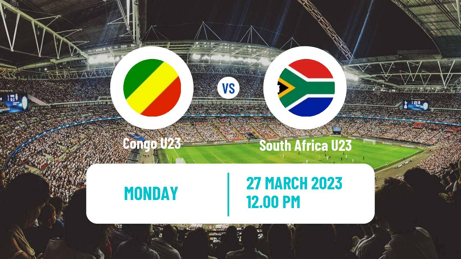 Soccer Africa Cup of Nations U23 Congo U23 - South Africa U23