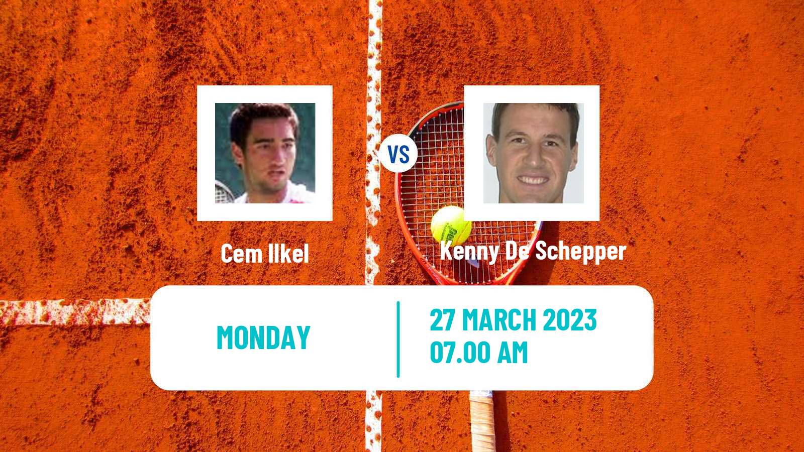 Tennis ATP Challenger Cem Ilkel - Kenny De Schepper