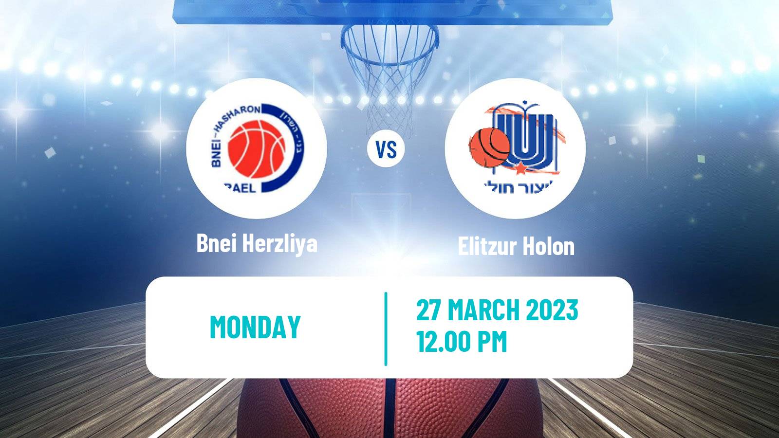 Basketball Israeli WBL Women Bnei Herzliya - Elitzur Holon