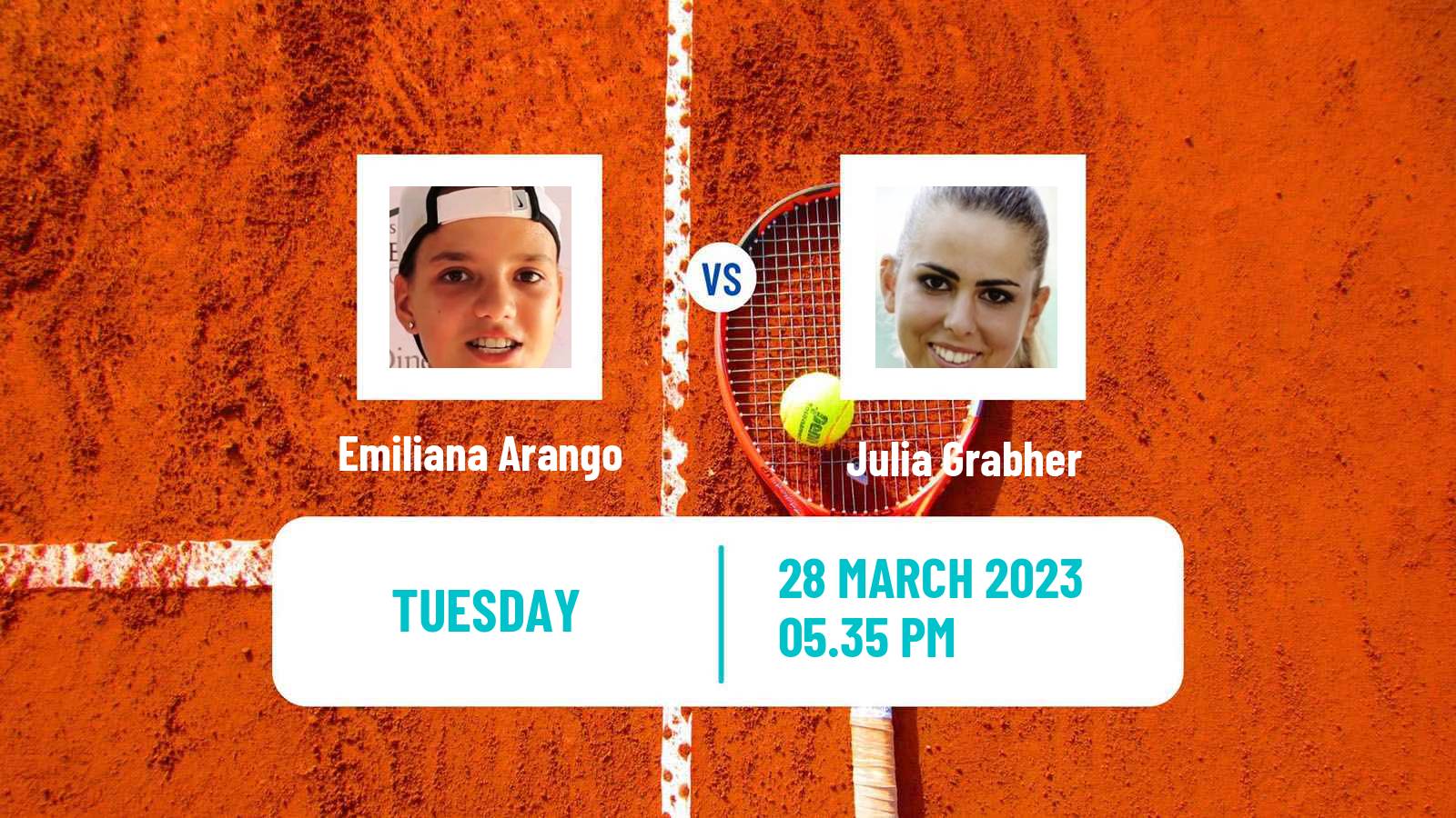 Tennis ATP Challenger Emiliana Arango - Julia Grabher