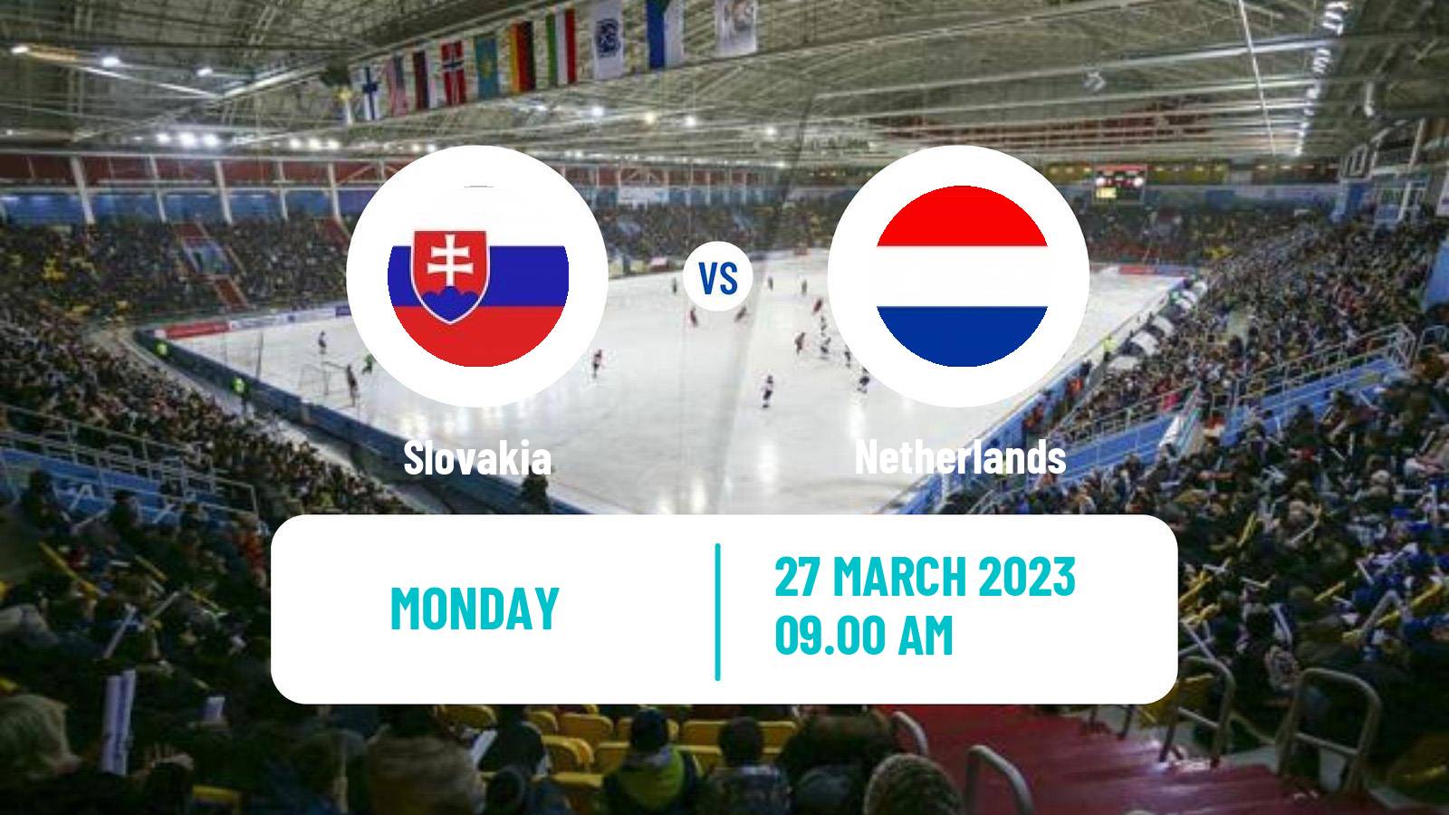 Bandy Bandy World Championship B Slovakia - Netherlands