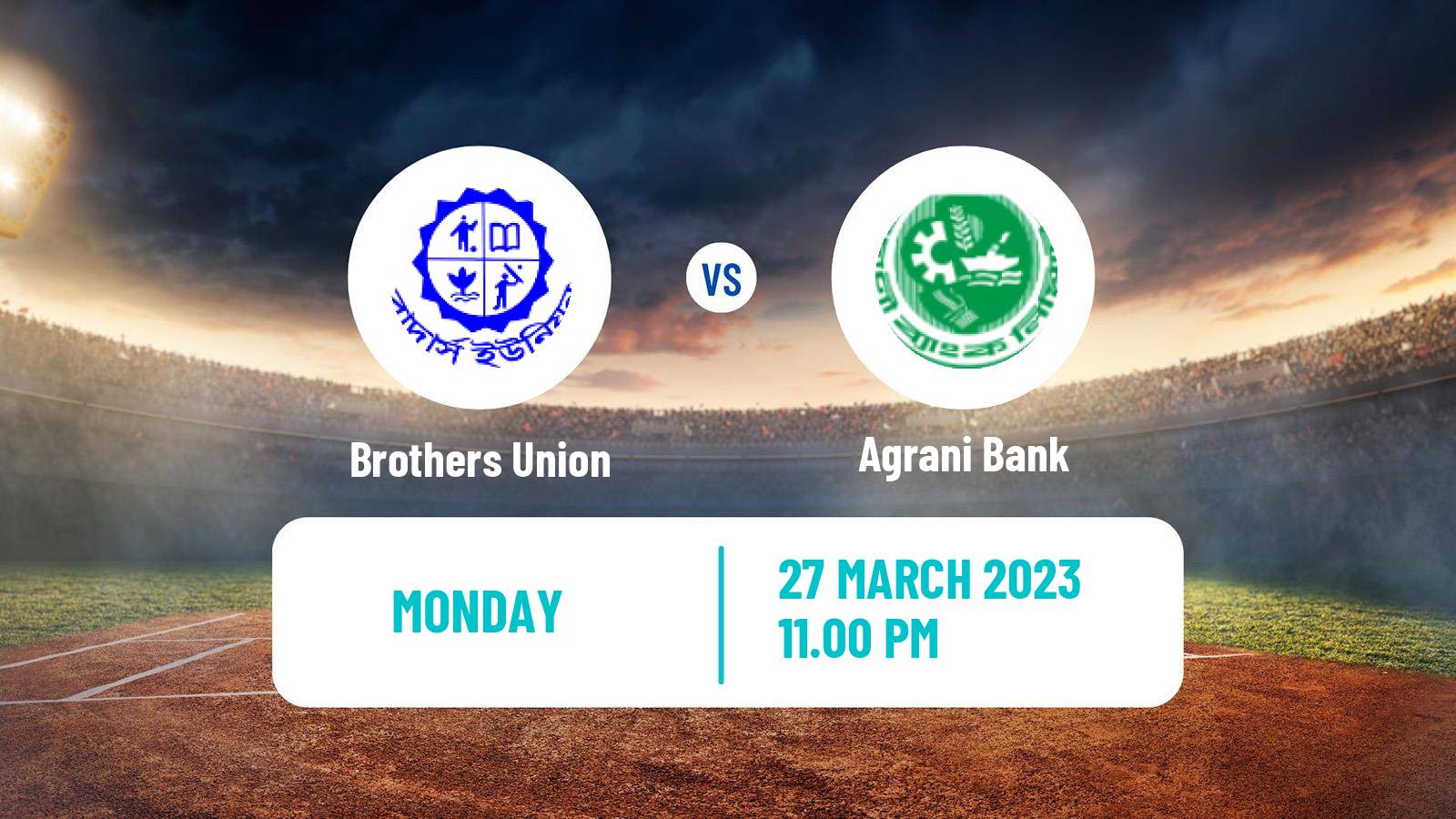 Cricket Bangladesh Dhaka Premier League Brothers Union - Agrani Bank