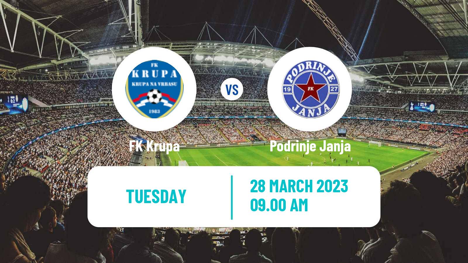 Soccer Bosnian Prva Liga RS Krupa - Podrinje Janja