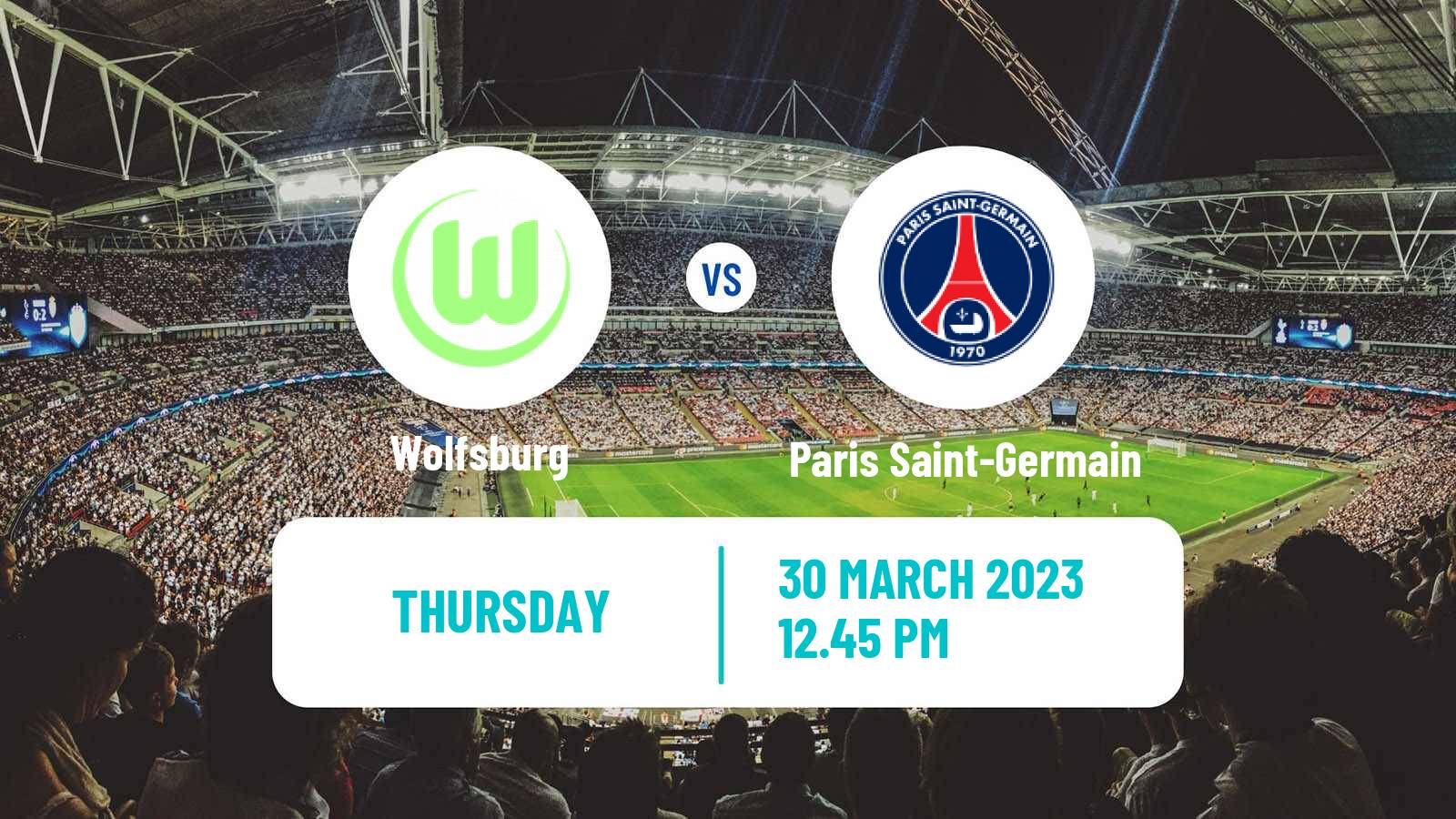 Soccer UEFA Champions League Women Wolfsburg - Paris Saint-Germain