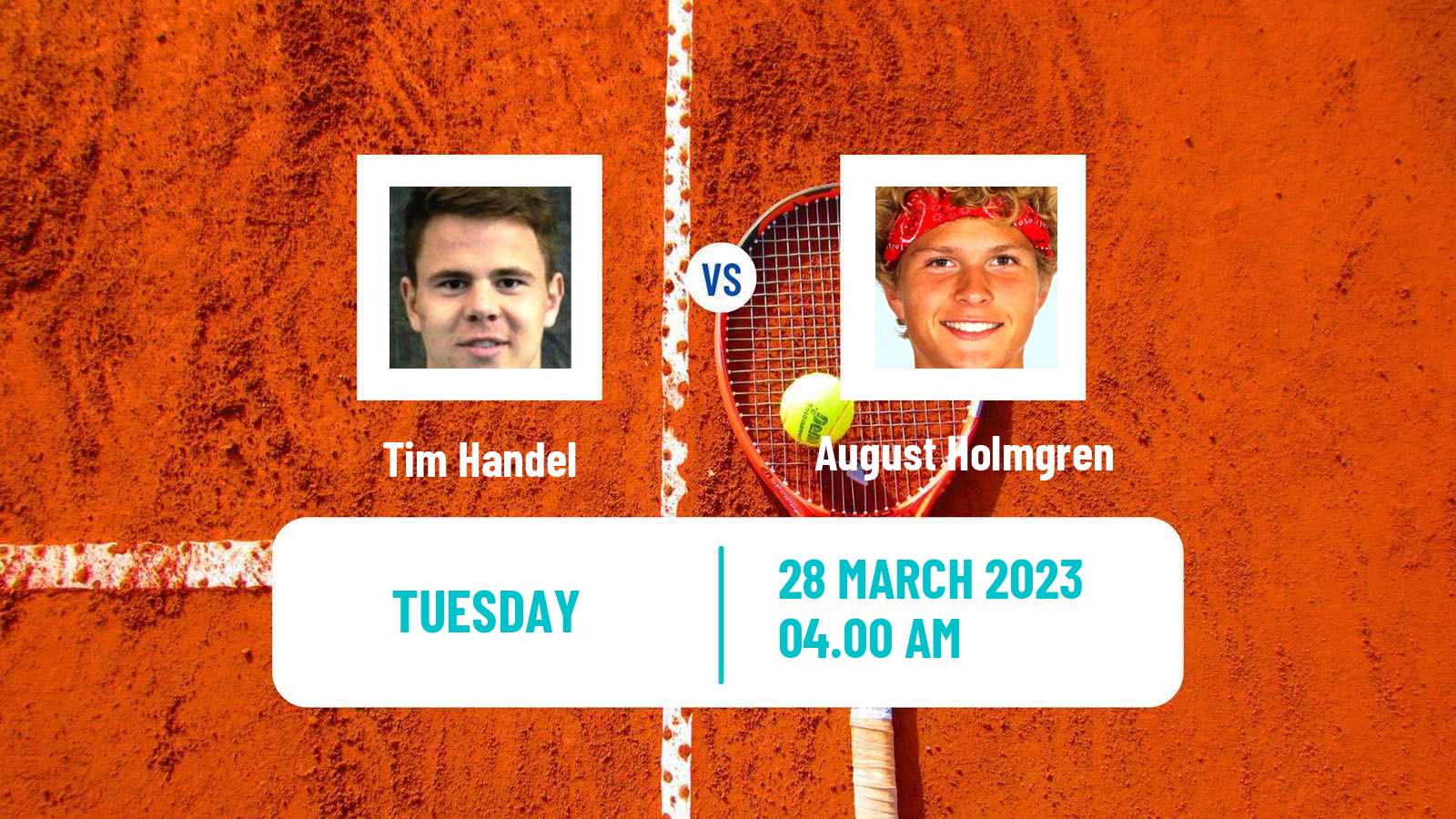 Tennis ITF Tournaments Tim Handel - August Holmgren