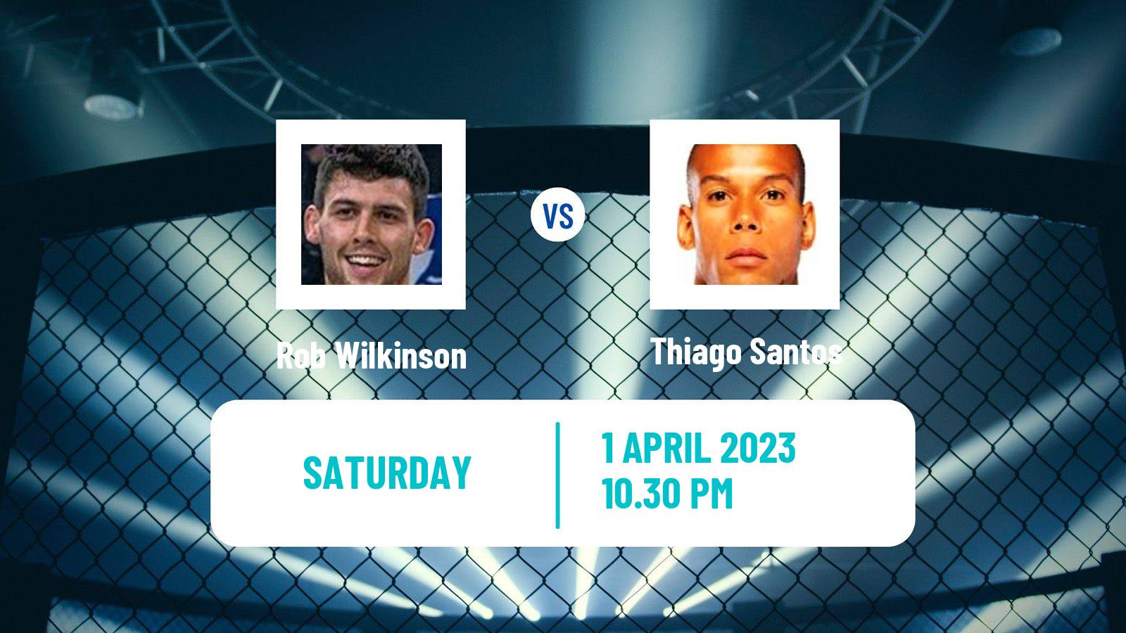 MMA MMA Rob Wilkinson - Thiago Santos