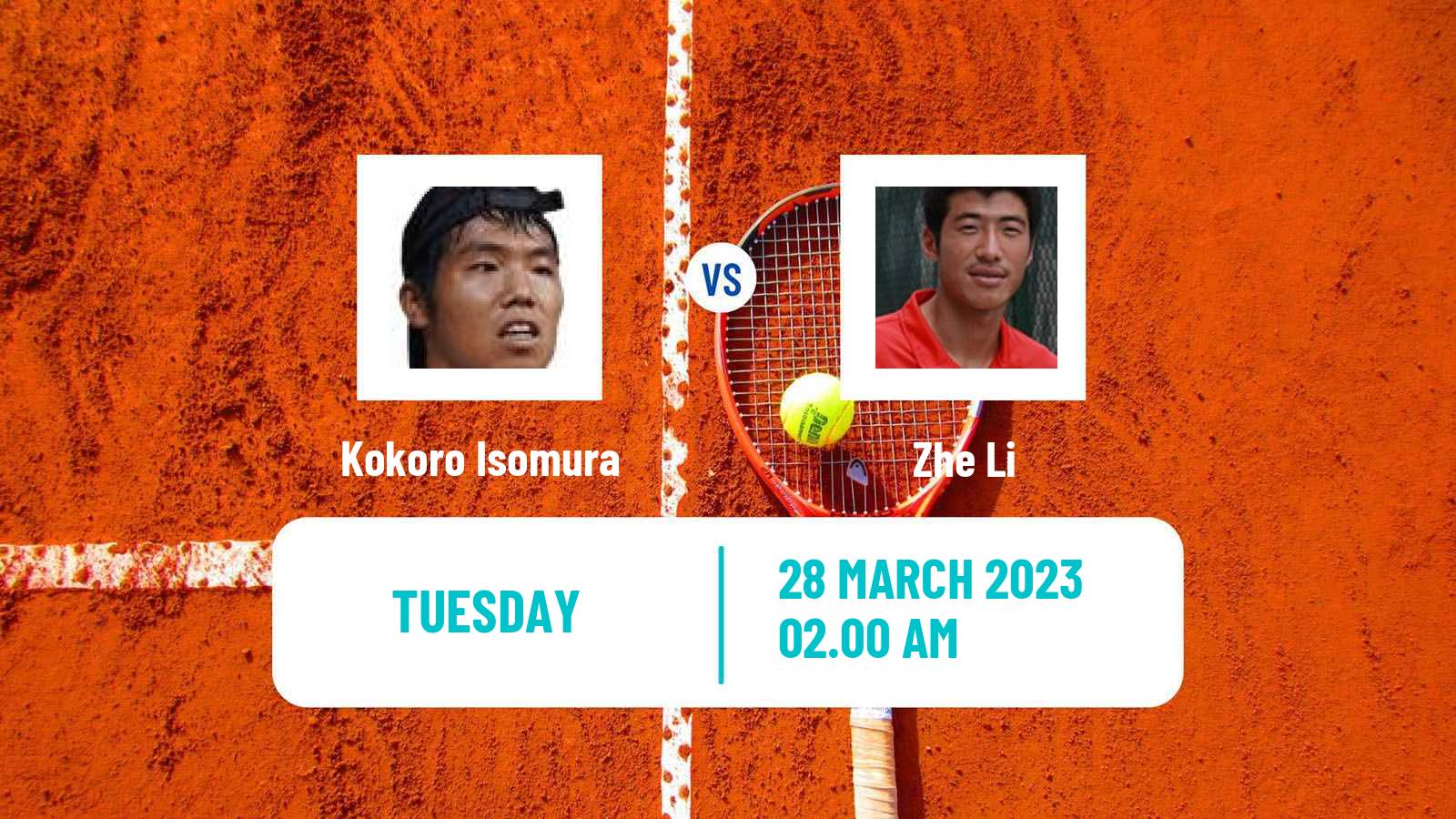 Tennis ITF Tournaments Kokoro Isomura - Zhe Li