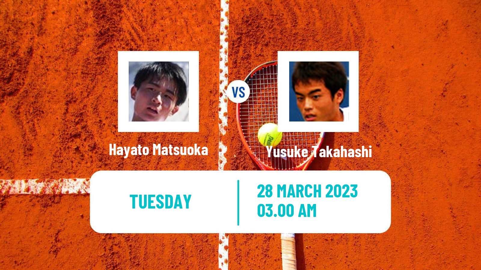 Tennis ITF Tournaments Hayato Matsuoka - Yusuke Takahashi