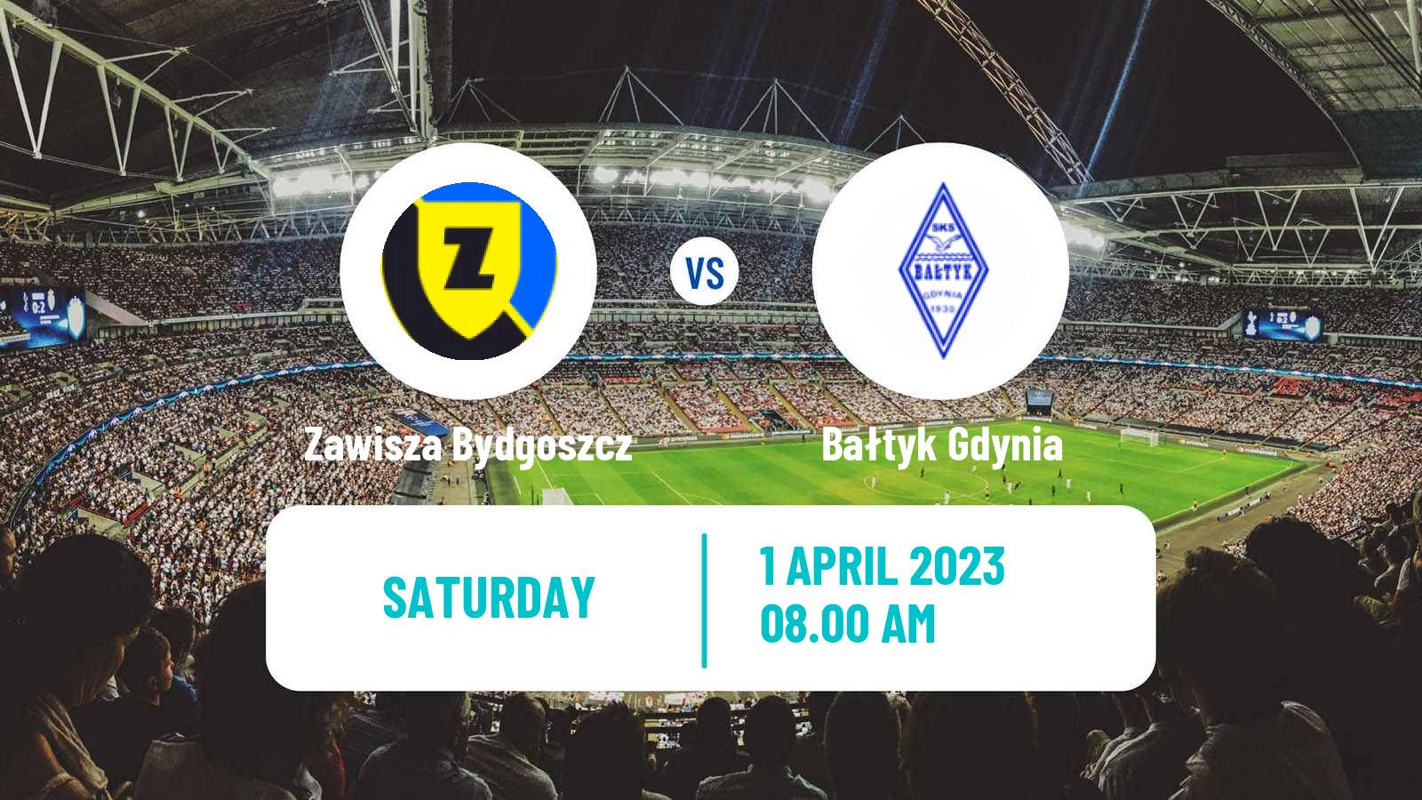 Soccer Polish Division 3 - Group II Zawisza Bydgoszcz - Bałtyk Gdynia