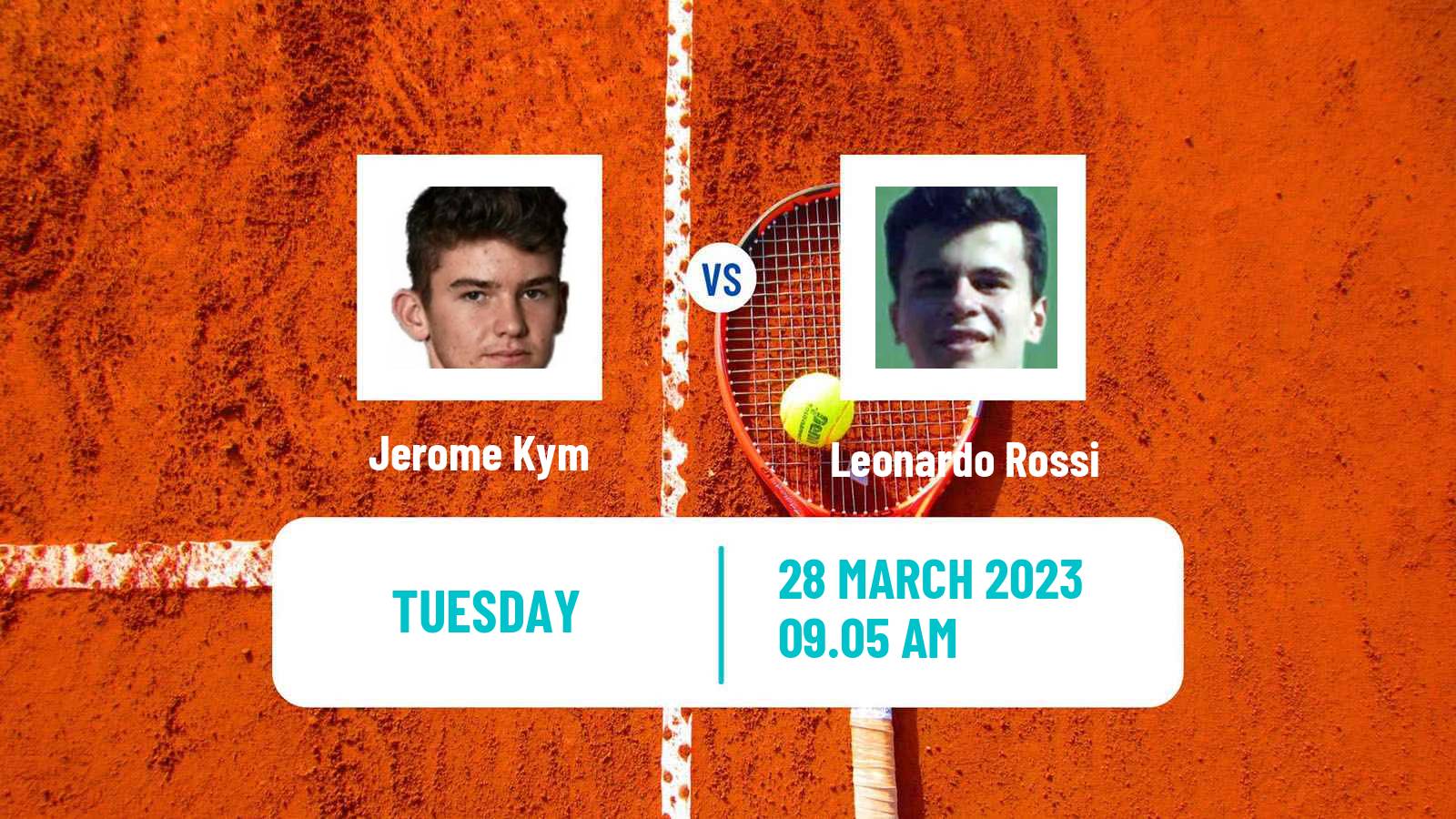Tennis ITF Tournaments Jerome Kym - Leonardo Rossi