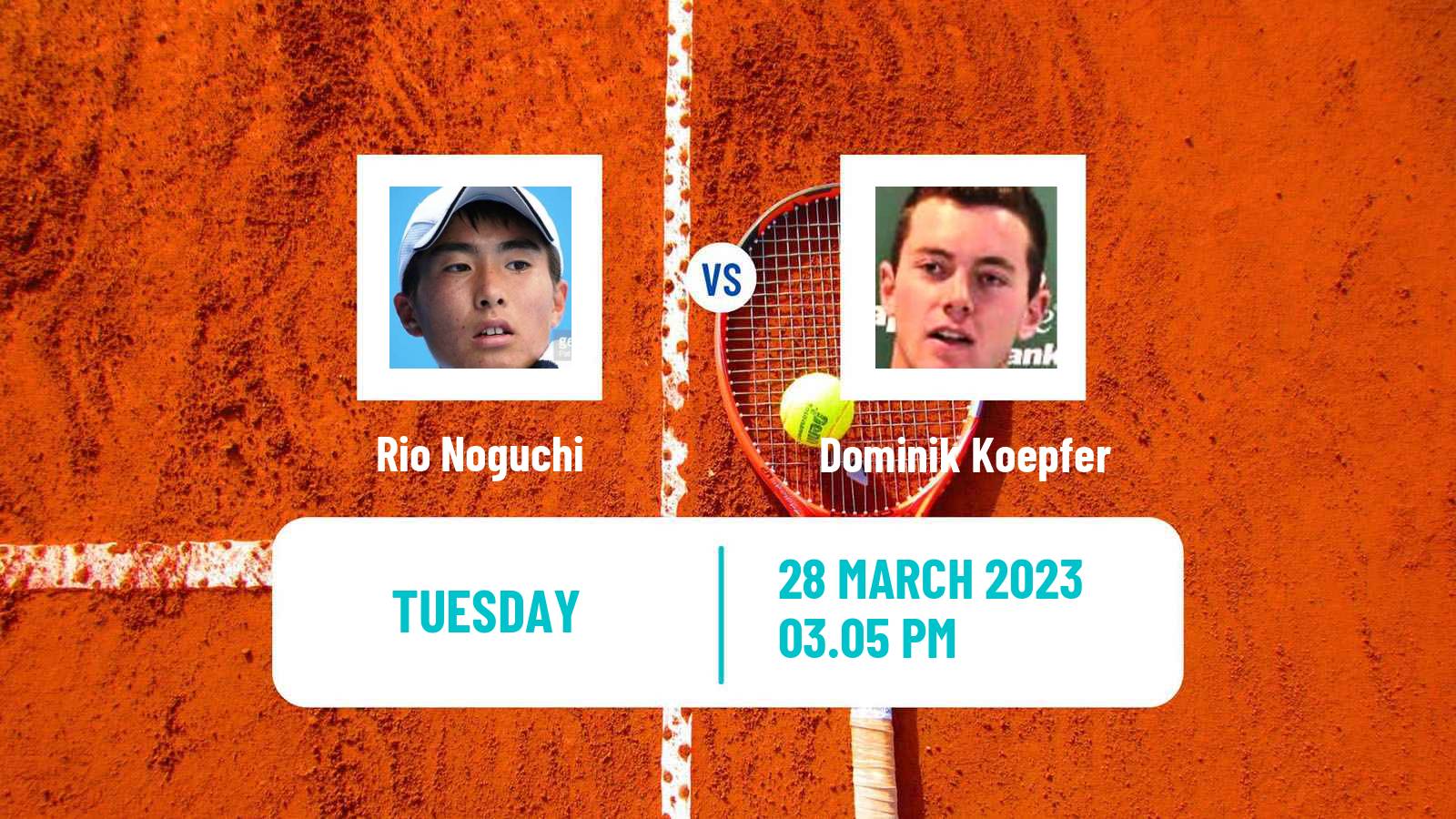 Tennis ATP Challenger Rio Noguchi - Dominik Koepfer