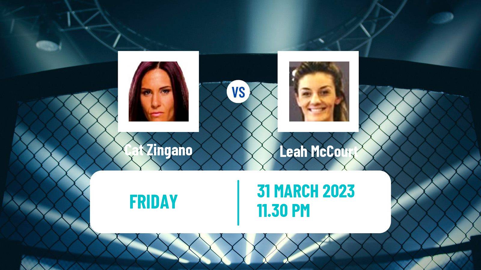 MMA MMA Cat Zingano - Leah McCourt