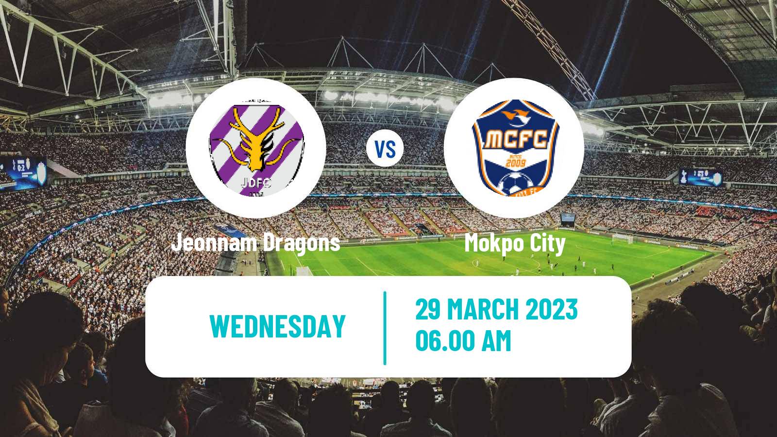 Soccer South Korean Cup Jeonnam Dragons - Mokpo City