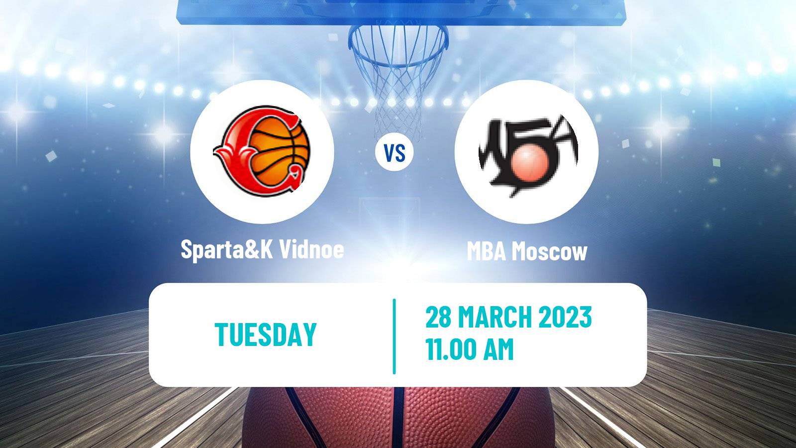 Basketball Russian Premier League Basketball Women Sparta&K Vidnoe - MBA Moscow