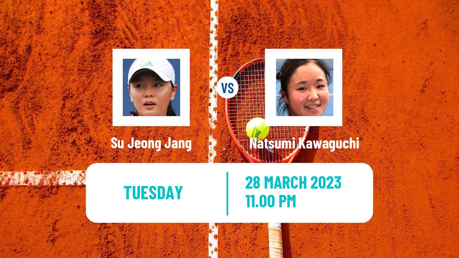 Tennis ITF Tournaments Su Jeong Jang - Natsumi Kawaguchi