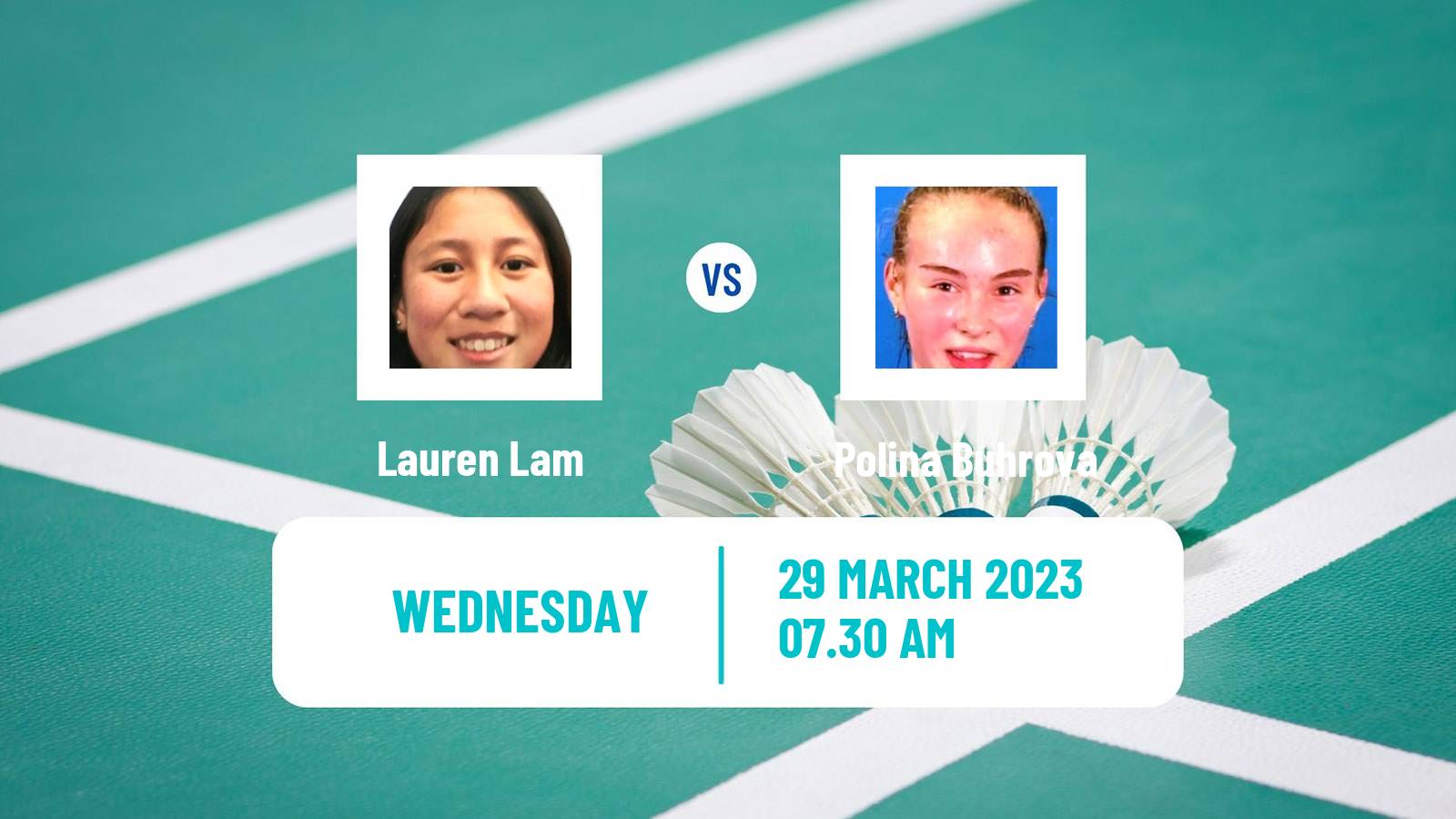 Badminton Badminton Lauren Lam - Polina Buhrova