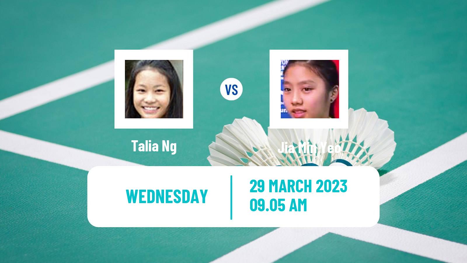 Badminton Badminton Talia Ng - Jia Min Yeo