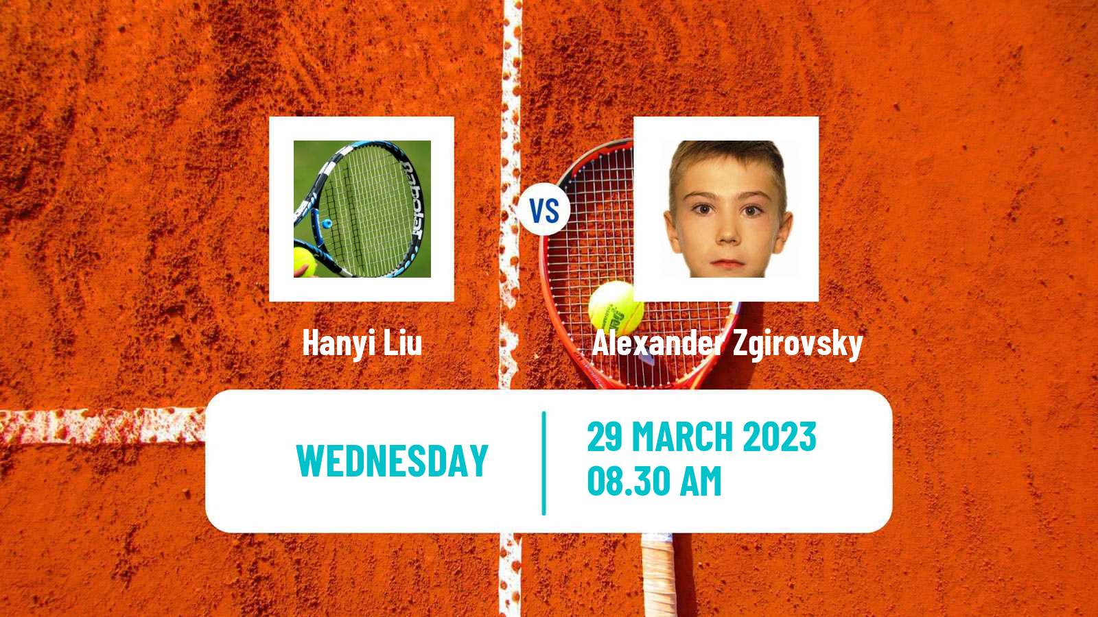 Tennis ITF Tournaments Hanyi Liu - Alexander Zgirovsky