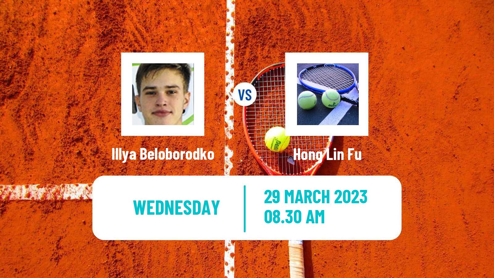Tennis ITF Tournaments Illya Beloborodko - Hong Lin Fu