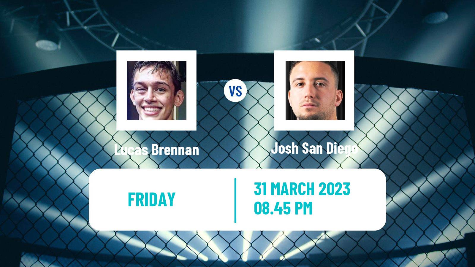 MMA MMA Lucas Brennan - Josh San Diego