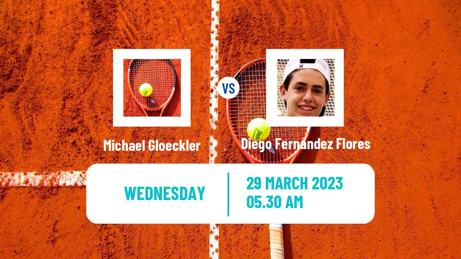 Tennis ITF Tournaments Michael Gloeckler - Diego Fernandez Flores