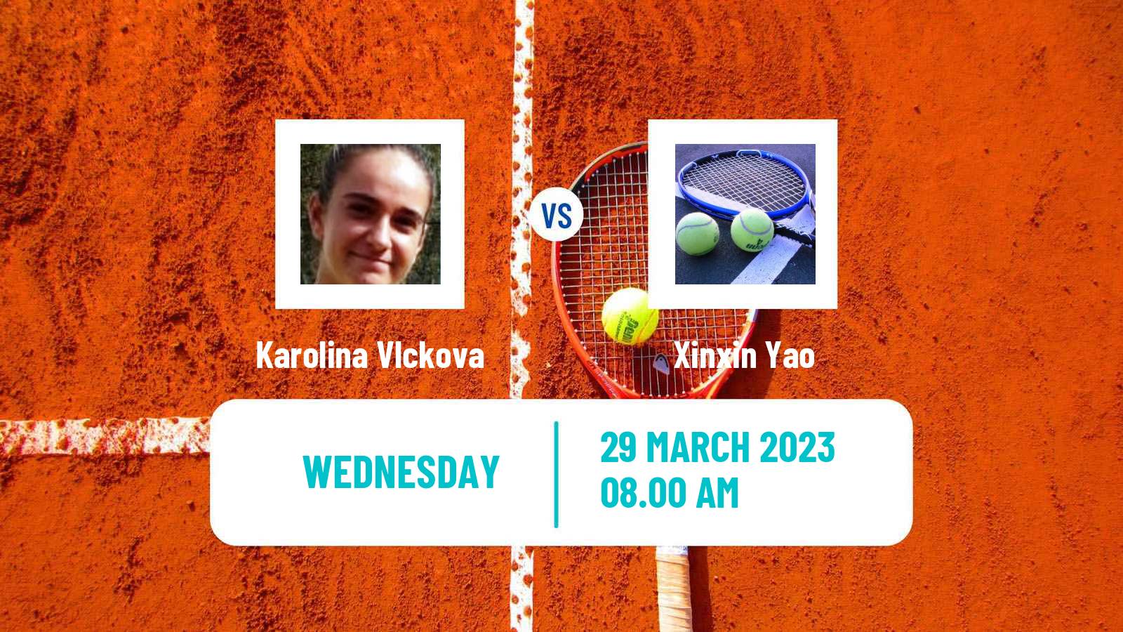 Tennis ITF Tournaments Karolina Vlckova - Xinxin Yao
