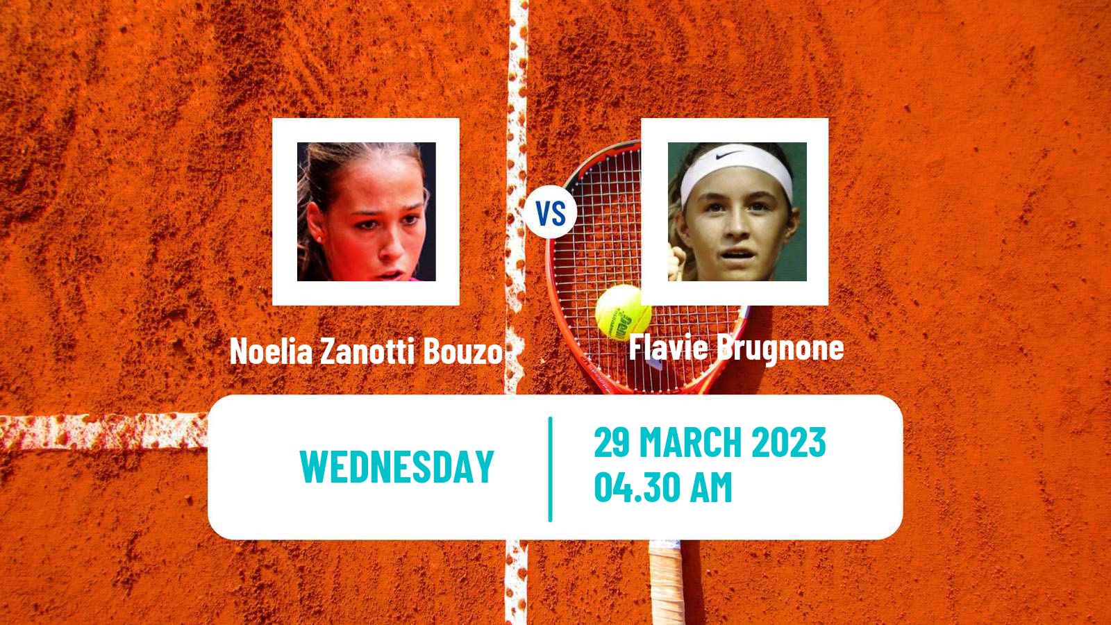 Tennis ITF Tournaments Noelia Zanotti Bouzo - Flavie Brugnone