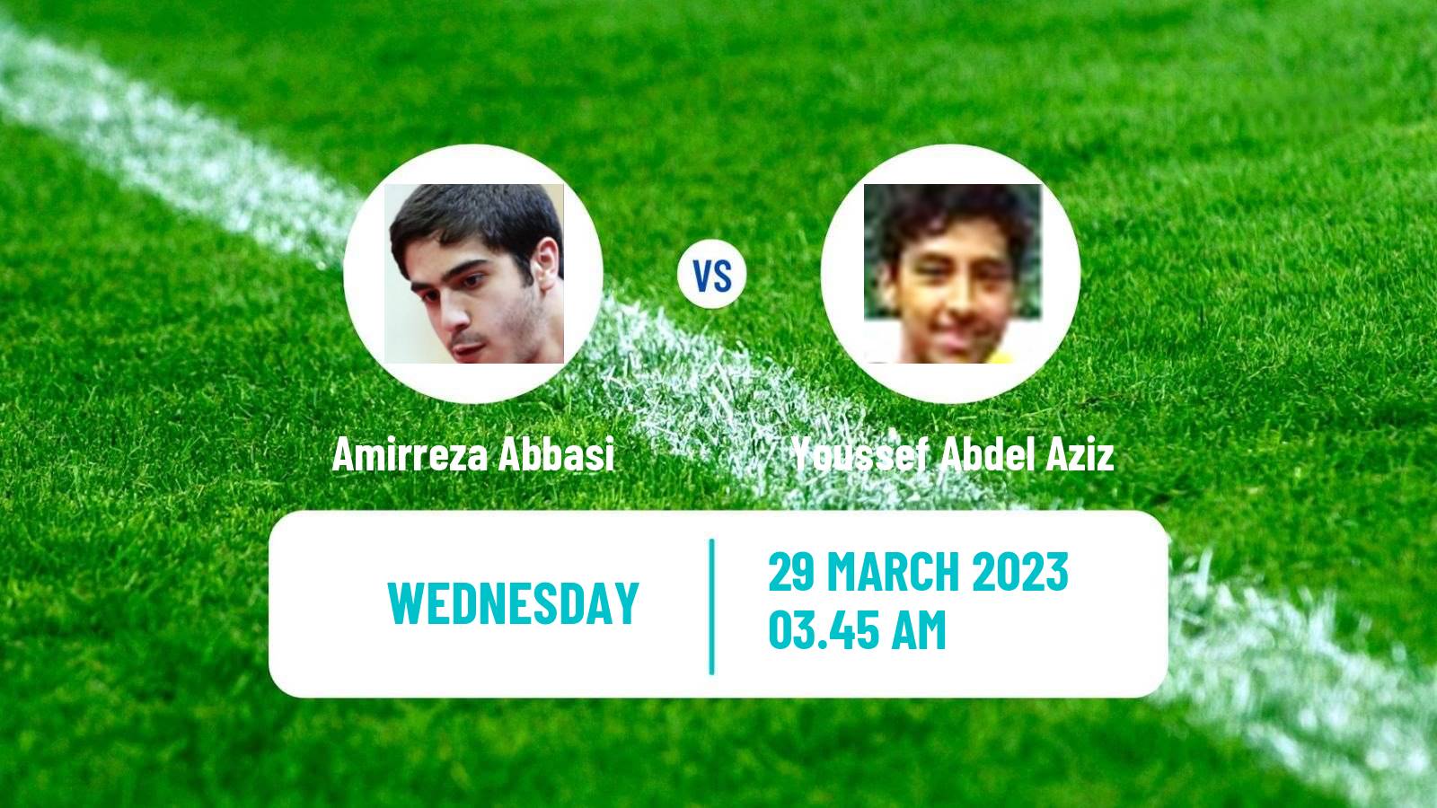Table tennis Table Tennis Amirreza Abbasi - Youssef Abdel Aziz