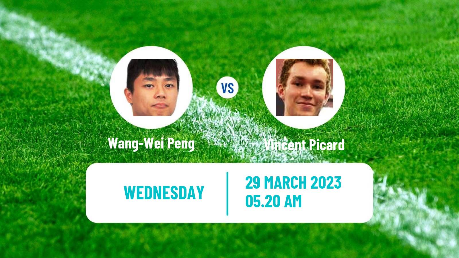 Table tennis Table Tennis Wang-Wei Peng - Vincent Picard