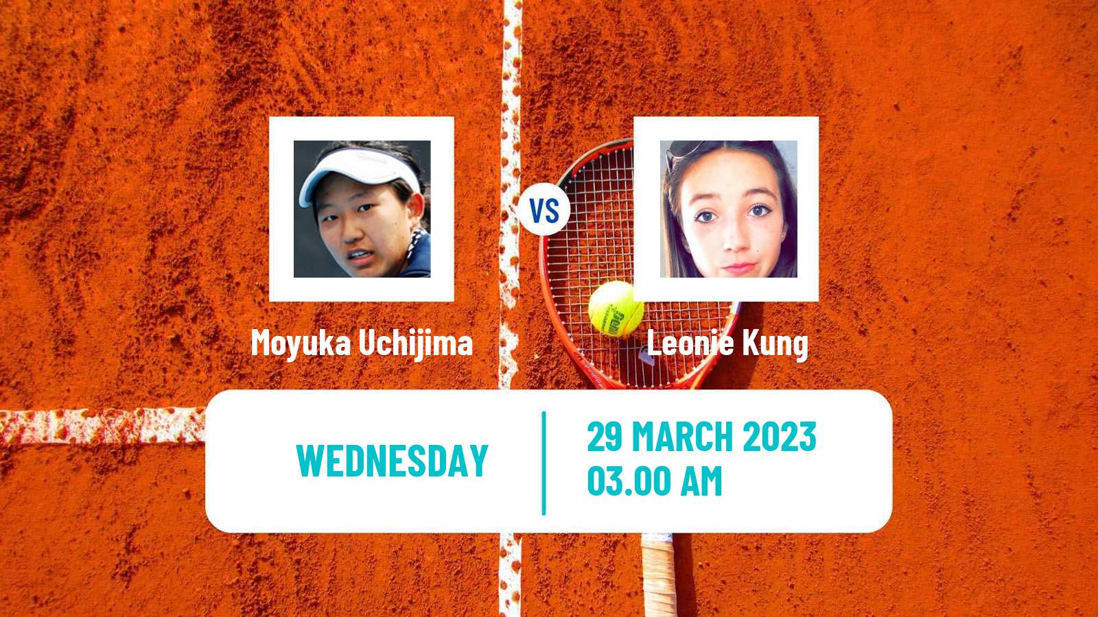 Tennis ITF Tournaments Moyuka Uchijima - Leonie Kung