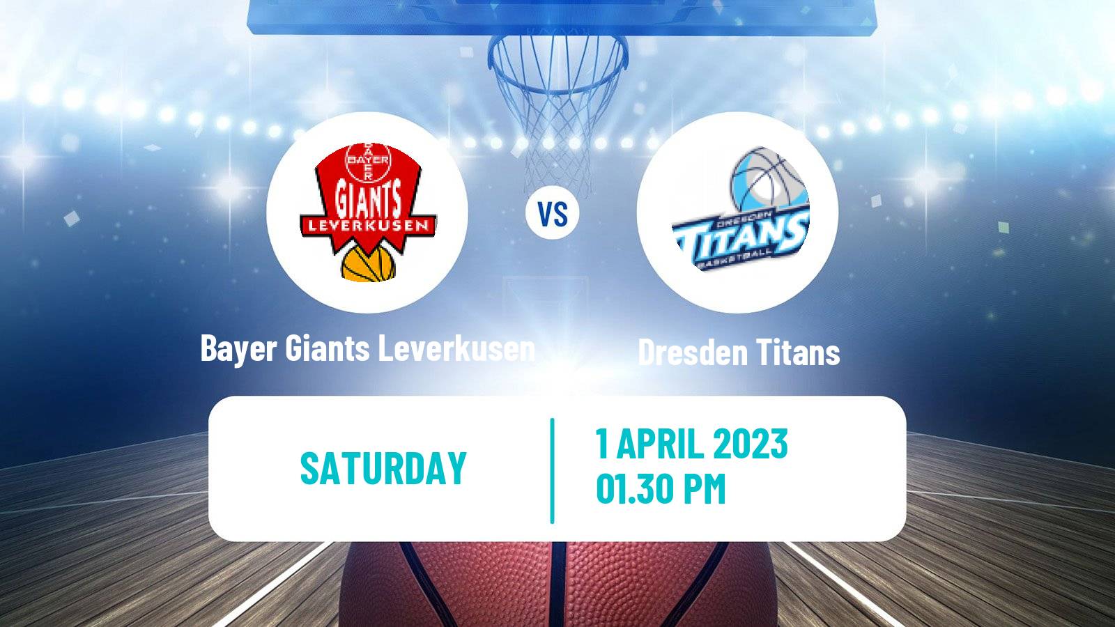 Basketball German Pro A Basketball Bayer Giants Leverkusen - Dresden Titans